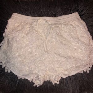 Lace Shorts - Offwhite